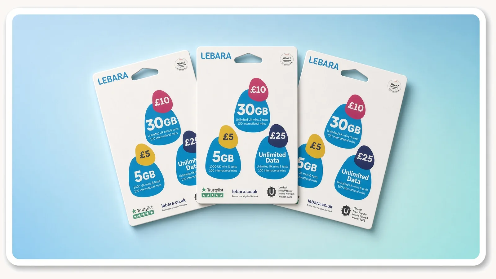 Пакети Lebara UK